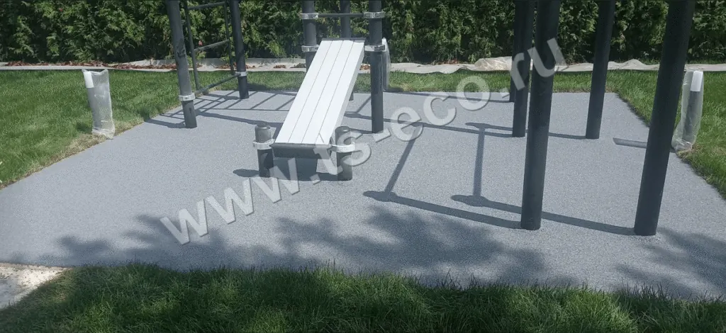 Бесшовное покрытие из EPDM крошки